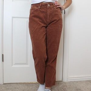 Burnt Orange Corduroy Pants
